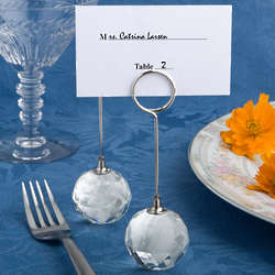 Crystal Ball Place Card Holder