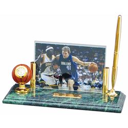 Personalized Basketball Photo Frame Desk Set