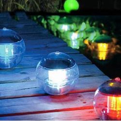 Solar Power Floating LED Ball for Garden Ponds