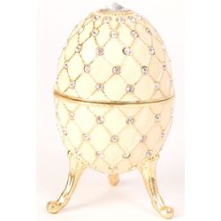 Endless Love Royal Ivory Musical Egg Trinket Box