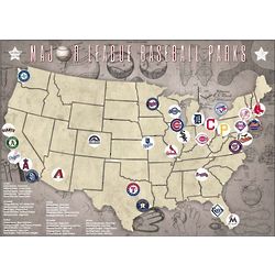 Major League Baseball Parks Tracking Map