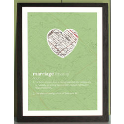 Personalized Marriage Definition Print