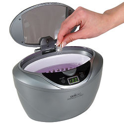 Ultrasonic Pro Jewelry Cleaner with Solution