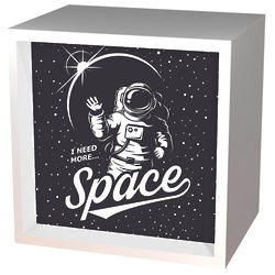 I Need More Space Astronaut Lightbox