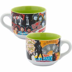 The Beatles Album Collage 20 Ounce Ceramic Soup Mug