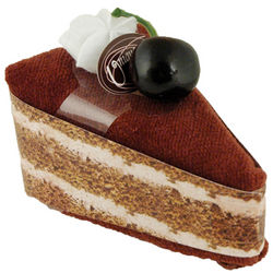 Chocolate Cherry Towel Cake Favor