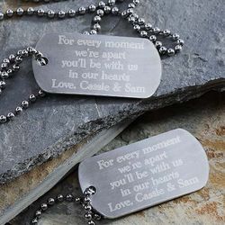 Personalized Soldier's Family Dog Tags