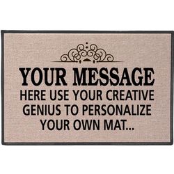Your Message Here Personalized Doormat