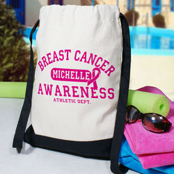 Breast Cancer Awareness Athletic Dept. Sports Bag