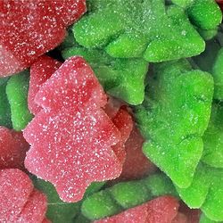 4.4 Pounds Gummi Red And Green Christmas Trees