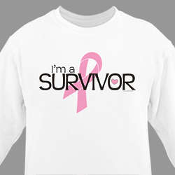 I'm a Cancer Survivor Ribbon Sweatshirt
