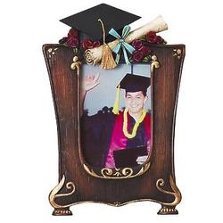 Graduation Cap and Diploma Picture Frame