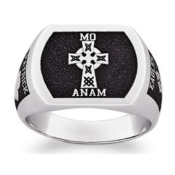 Personalized Zodiacs, Academics and Interests Steel Ring