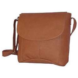 Leather Vertical Simple Messenger Bag