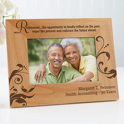 Personalized Retirement Picture Frame