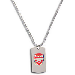 Arsenal Color Dog Tag with Chain