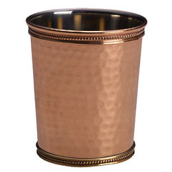 Copper Hammered Mint Julep Cup