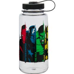 Avengers in Gray Wide Mouth Water Bottle