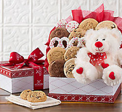 Valentine Bear and Cookie Gift Box