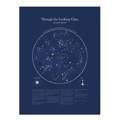 Literary Constellation Chart Art Print