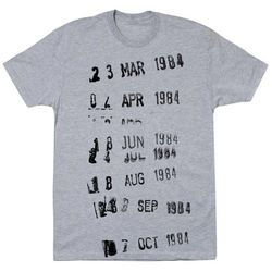 Unisex Library Card Stamp T-Shirt