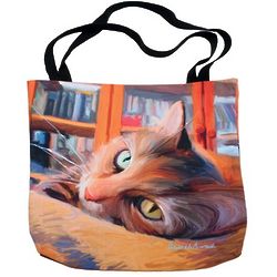 Artsy Cat Tote Bag