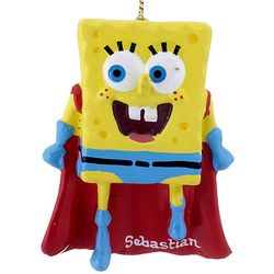 Personalized SpongeBob SquarePants Super Hero Christmas Ornament