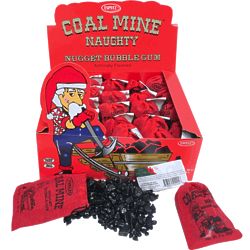 Christmas Coal Mine Nugget Gum