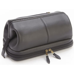 Personalized Leather Toiletry Kit