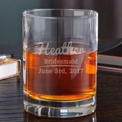 The Big Day Personalized Eastham Whiskey Glass