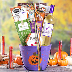 Windwhistle Grove Moscato Halloween Gift Basket