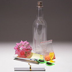 Tropical Invitation in A Bottle