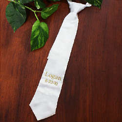Embroidered First Communion Tie