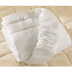 17" Skirted Double Fill Queen Size Mattress Pad