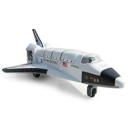 LED Alloy Space Shuttle Toy