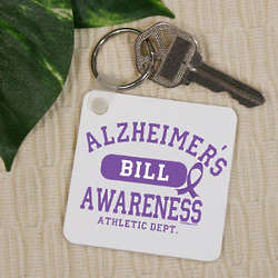 Alzheimer's Awareness Key Chain