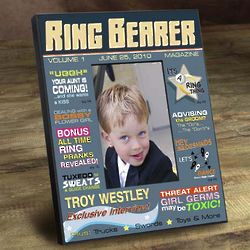 Personalized Ringbearer Magazine Frame