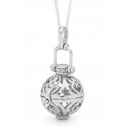 Prosperity Sterling Silver Pendant with Perfumed Jewelstones