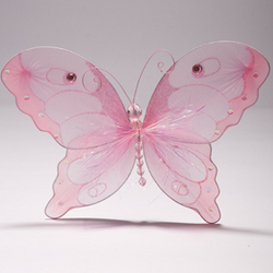 10 1/4" Pink Butterfly