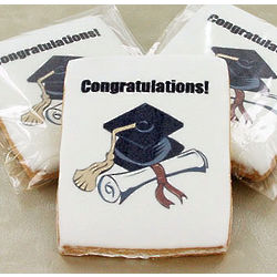 Cap and Diploma Photo Cookies