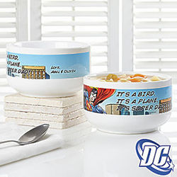 Personalized Superman Cereal Bowl