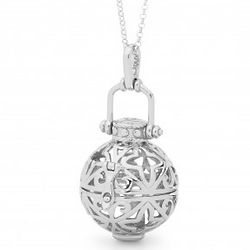 Enchanted Sterling Silver Pendant with Perfumed Jewelstones