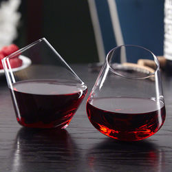 2 Bruni Rolling Wine Glasses