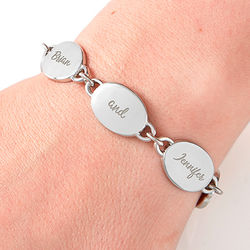 Personalized Loving Message Link Bracelet