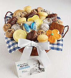 Medium Fabulous Day Snack Gift Basket with Charity Donation