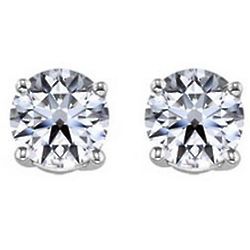 0.75 Carat Diamond Stud Earrings
