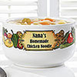 Soup's On Personalized Soup Bowl