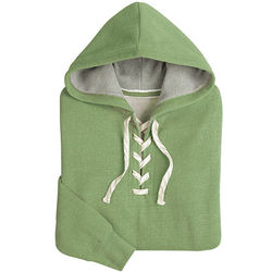 Heather and Laces Tie Hoodie