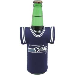 Seattle Seahawks Navy Blue Jersey Bottle Koozie