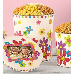 Spring Floral 4-Flavor Popcorn Gift Tin